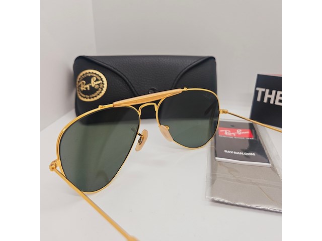 Rayban zonnebril outdoorsman arista green - afbeelding 4 van  6