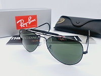 Rayban zonnebril outdoorsman black g-15 green - afbeelding 1 van  7