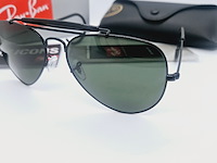 Rayban zonnebril outdoorsman black g-15 green - afbeelding 4 van  7