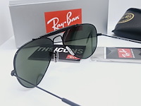 Rayban zonnebril outdoorsman black g-15 green - afbeelding 6 van  7