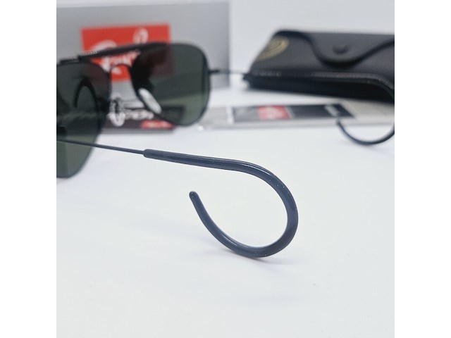 Rayban zonnebril outdoorsman black g-15 green - afbeelding 7 van  7