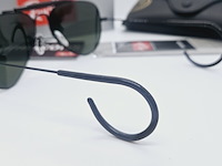 Rayban zonnebril outdoorsman black g-15 green - afbeelding 7 van  7