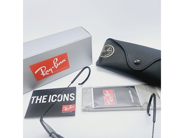 Rayban zonnebril outdoorsman black - afbeelding 9 van  11