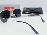 Rayban zonnebril polarized aviator large metal silver - afbeelding 8 van  11
