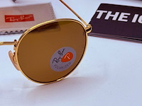 Rayban zonnebril round metal arista brown polarized - afbeelding 3 van  7