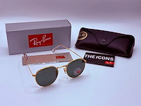 Rayban zonnebril round metal arista green polarized - afbeelding 2 van  7