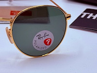 Rayban zonnebril round metal arista green polarized - afbeelding 3 van  7
