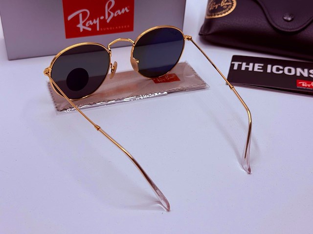 Rayban zonnebril round metal arista green polarized - afbeelding 5 van  7