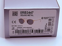 Rayban zonnebril round metal arista green polarized - afbeelding 7 van  7