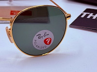 Rayban zonnebril round metal arista green polarized - afbeelding 3 van  6