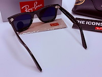 Rayban zonnebril wayfarer black grey polarized - afbeelding 4 van  7