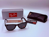 Rayban zonnebril wayfarer black grey polarized - afbeelding 2 van  7