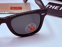 Rayban zonnebril wayfarer black grey polarized - afbeelding 3 van  7