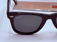 Rayban zonnebril wayfarer black grey polarized - afbeelding 4 van  7