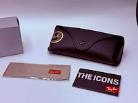 Rayban zonnebril wayfarer black grey polarized - afbeelding 6 van  7
