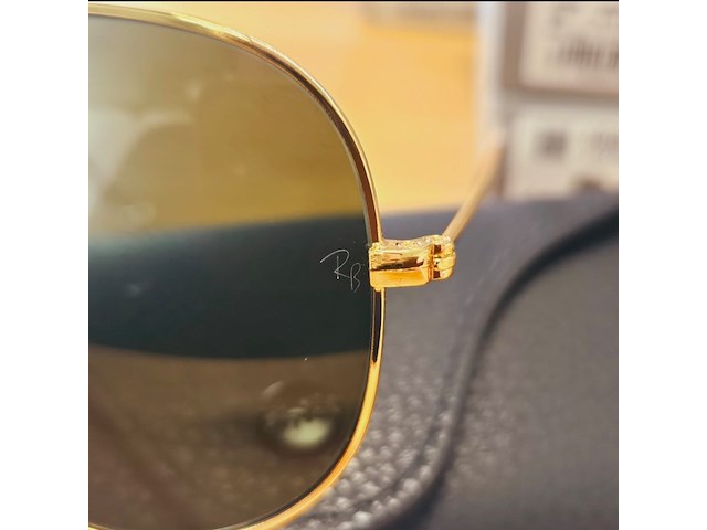 Rayban zonnebrillen aviator, outdoorsman, colonel, marshal, chris, erika metal... - afbeelding 17 van  27