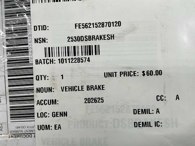 Raybestos set brake shoes - afbeelding 3 van  3