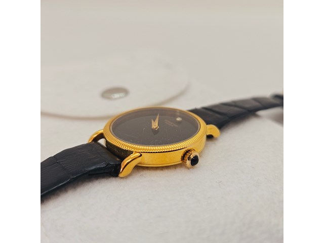 Raymond weil 18kt goud electroplated mechanisch dameshorloge - afbeelding 4 van  6