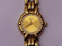 Raymond weil 3747 18kt goud ep dameshorloge met steentjes