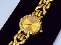 Raymond weil 3747 18kt goud ep dameshorloge met steentjes - afbeelding 4 van  8