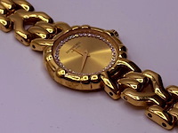 Raymond weil 3747 18kt goud ep dameshorloge met steentjes - afbeelding 5 van  8