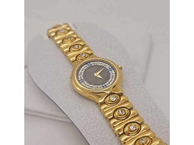 Raymond weil tosca 18kt ep horloge met steentjes - afbeelding 2 van  6