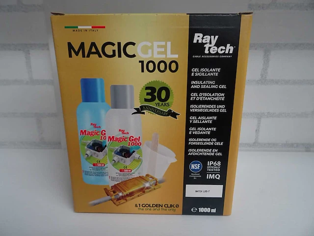 Raytech - magic gel 1000 - kabelhars (20x) - afbeelding 1 van  1