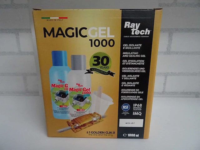 Raytech - magic gel 1000 - kabelhars (50x) - afbeelding 1 van  1