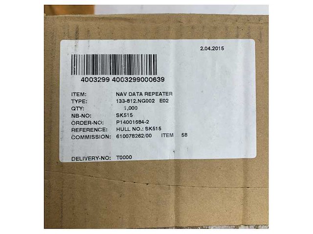 Raytheon anschutz 133-812.ng002 nav data repeater display - afbeelding 3 van  7