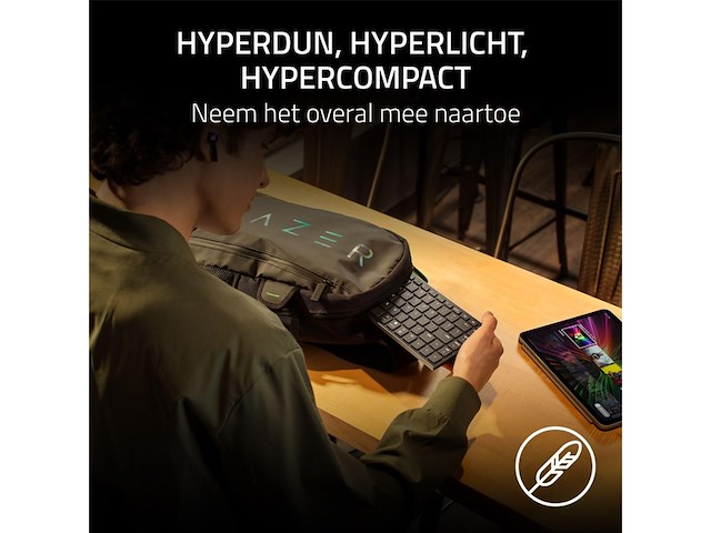 Razer joro gaming toetsenbord draadloos & draagbaar qwerty zwart - afbeelding 4 van  5
