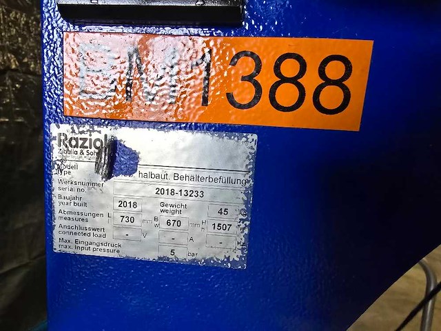 Raziol - 2018 - vloeistofpomp - pompunit - afbeelding 7 van  7