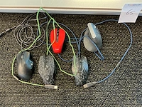 Razor / logi / trust / battletron muis (5x)