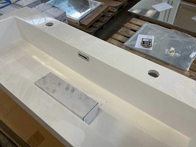 Rb-1000s-2 wastafel (100x38 cm) (5x) - afbeelding 2 van  4