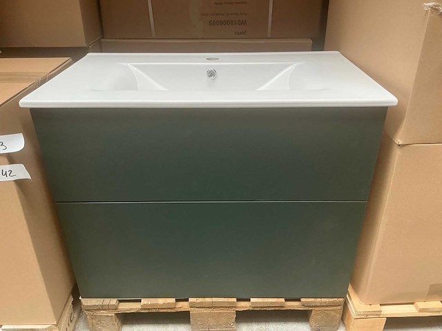 Rb bathroom grand badmeubel green 80cm - afbeelding 1 van  7
