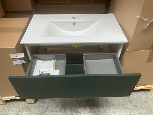 Rb bathroom grand badmeubel green 80cm - afbeelding 5 van  8