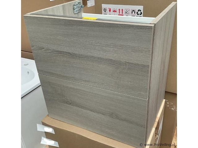 Rb bathroom scandic badmeubel – grijs essen - afbeelding 1 van  3