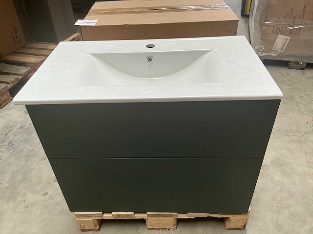 Rb grand badmeubel fir green 80cm - afbeelding 3 van  8