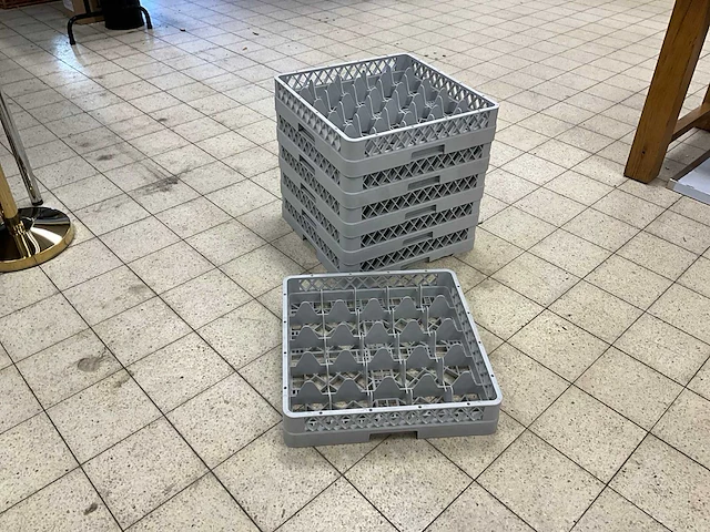 Rbase - 25 - koffiekop vakkenkorven (6x) - afbeelding 1 van  5
