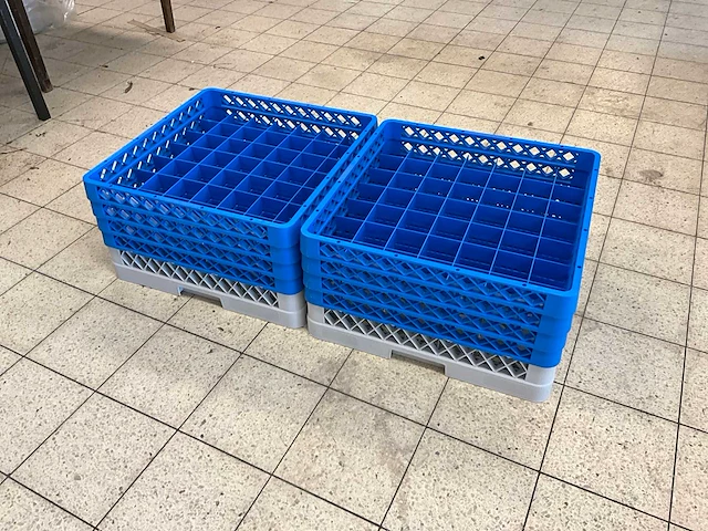 Rbase 49 glazen vakkenkorven (2x) - afbeelding 1 van  5