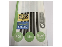 Rca naar rca audio/video kabel - 1,5 m - entertainmentsysteem - afbeelding 4 van  5