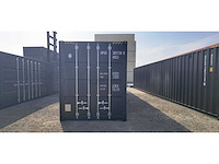 Rcc 40ft high cube zwart - zeecontainer met 2 zijdeuren - afbeelding 6 van  16