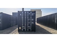 Rcc 40ft high cube zwart - zeecontainer met 2 zijdeuren - afbeelding 7 van  16