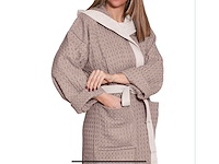 Re sole big waffle with hood badjas (48x) - afbeelding 8 van  15