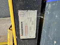 Reach pallettruck, jungheinrich, ejc125, geel, elektrisch - afbeelding 2 van  9