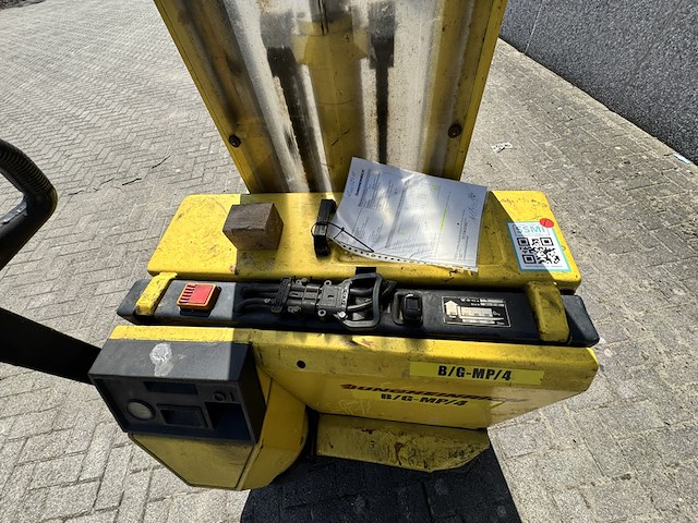 Reach pallettruck, jungheinrich, ejc125, geel, elektrisch - afbeelding 5 van  9