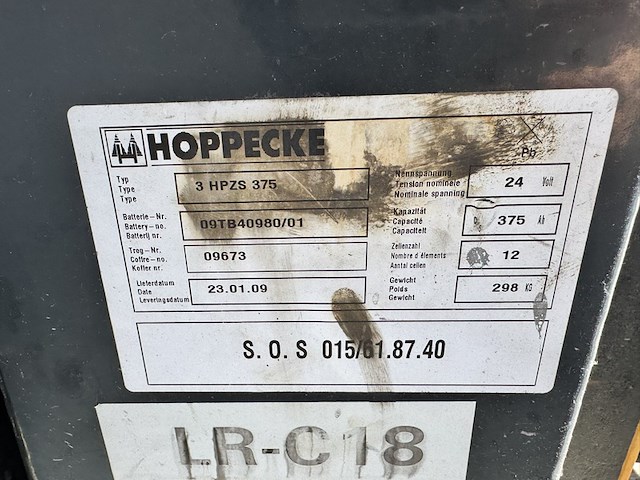 Reach pallettruck, jungheinrich, ejc125, geel, elektrisch - afbeelding 2 van  14