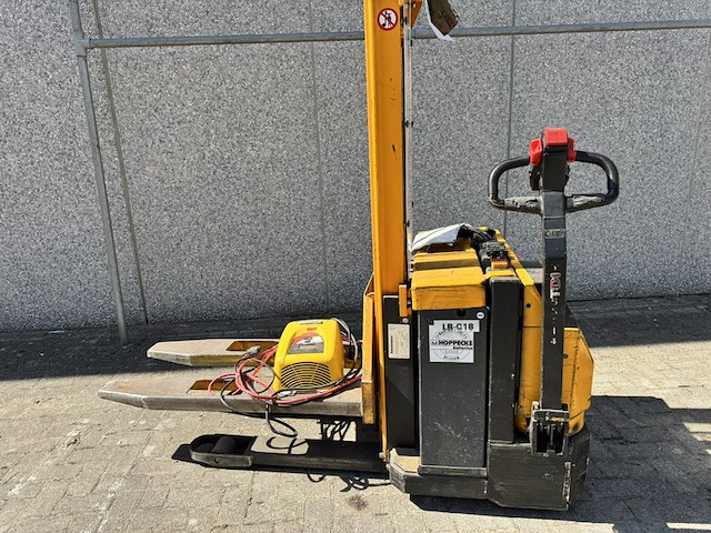 Reach pallettruck, jungheinrich, ejc125, geel, elektrisch - afbeelding 3 van  14