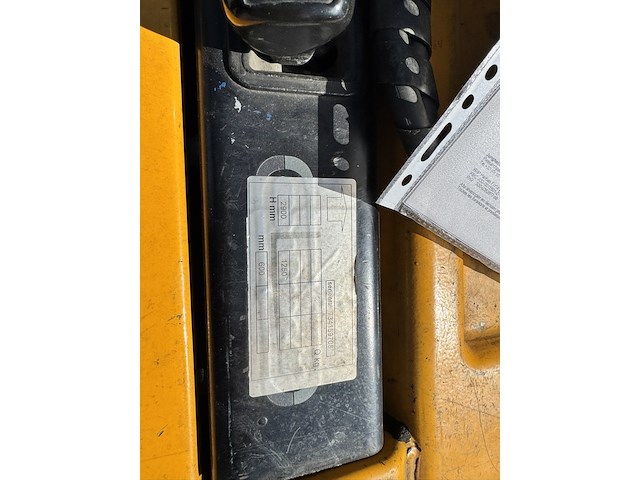 Reach pallettruck, jungheinrich, ejc125, geel, elektrisch - afbeelding 5 van  14