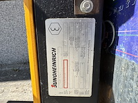 Reach pallettruck, jungheinrich, ejc125, geel, elektrisch - afbeelding 11 van  14