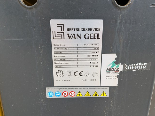 Reachtruck, atlet, uns160dtfvre675, 2007 - afbeelding 11 van  19